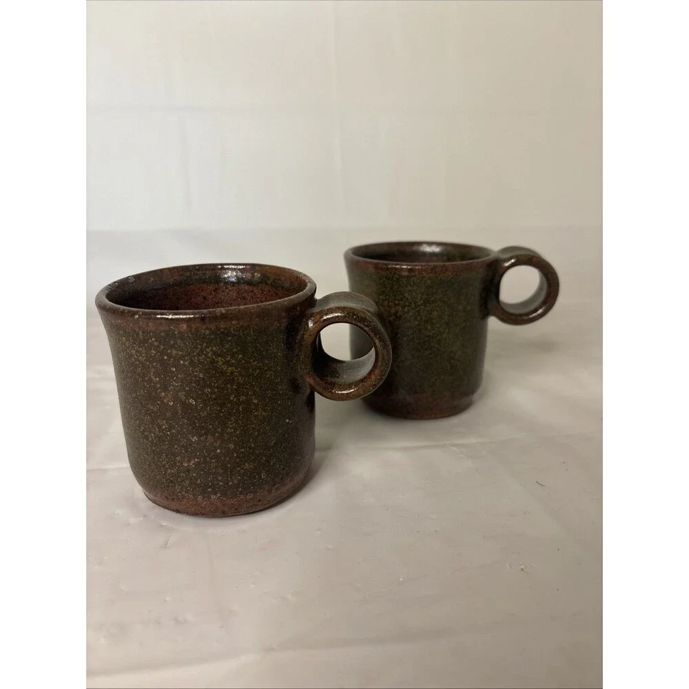 Vintage Charles Wagoner Pottery Set of 2